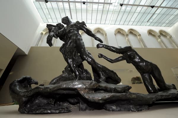 "L'Age mur", de Camille Claudel, lors d'une rétrospective au Musée Rodin en 2008
