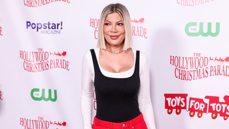L'actrice Tori Spelling hospitalisée après un accident de voiture