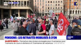 Pensions : les retraités mobilisés à Lyon
