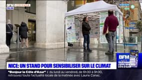 Nice: un stand pour sensibiliser sur le climat