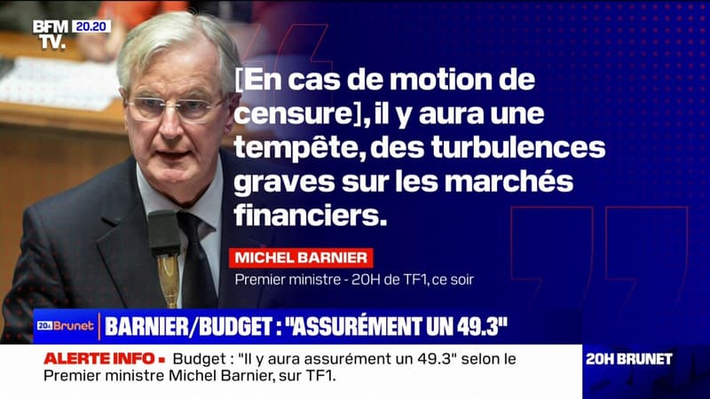 Selon Michel Barnier, 