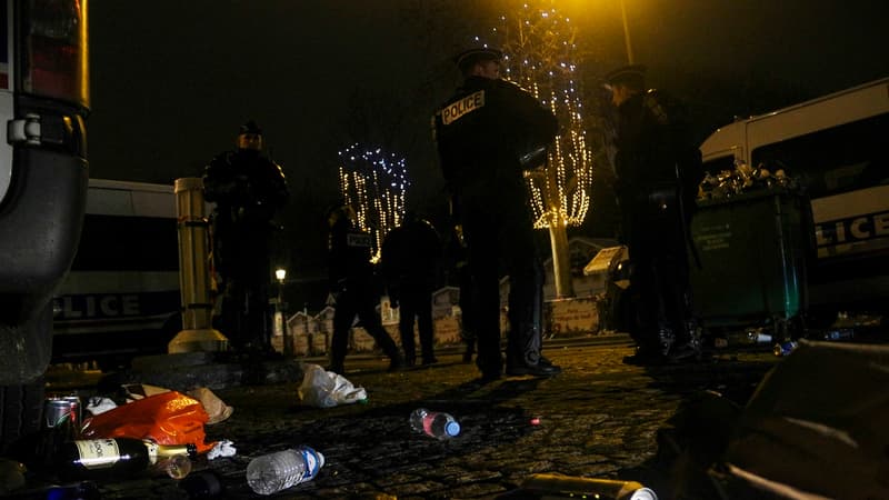 Les forces de sécurité mobilisées à Paris le 1er janvier 2017