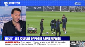 Ligue 1: les joueurs opposés à une reprise - 20/04