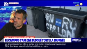 Blocage du campus de Carlone: "c'est une très bonne chose, je les encourage"