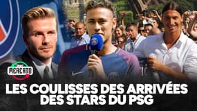 Ibra, Neymar, Beckham... Les coulisses des arrivées des stars du PSG (RMC Mercato)