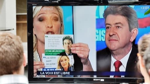 Lors des élections législatives 2012, Marine Le Pen et Jean-Luc Mélenchon s'étaient affrontés, y compris sur les plateaux de télévision.