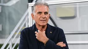L'entraîneur portugais Carlos Queiroz, à Doha le 12 septembre 2023