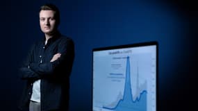 Guillaume Rozier, le fondateur de CovidTracker et créateur de la plateforme "Vite ma dose".
