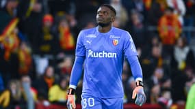 Brice Samba lors de la rencontre entre Lens et Lille, le 4 mars 2023