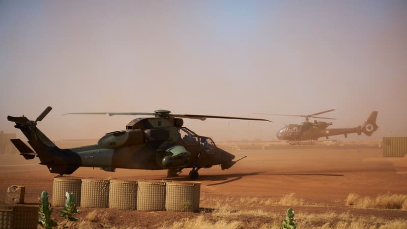 Un hélicoptère tigre au Mali (photo d'illustration)