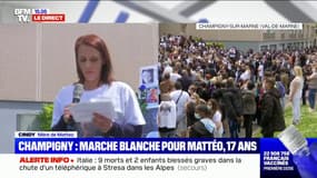 Hommage à Mattéo: "Il n'y a pas de mot pour décrire ce que l'on ressent", témoigne la mère de l'adolescent