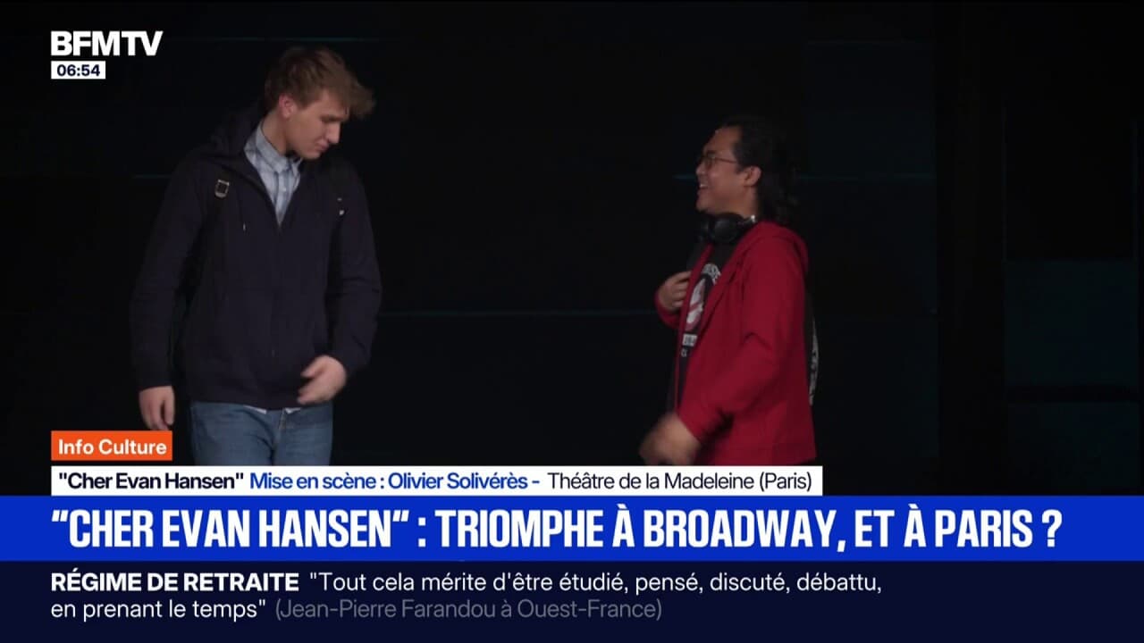 SIGNÉ BFM: « Cher Evan Hansen », la comédie musicale, qui a triomphé à Broadway, arrive à Paris