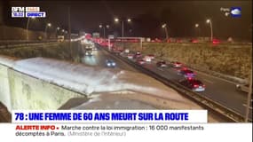 Yvelines: une sexagénaire meurt dans un accident de la route sur l'A13