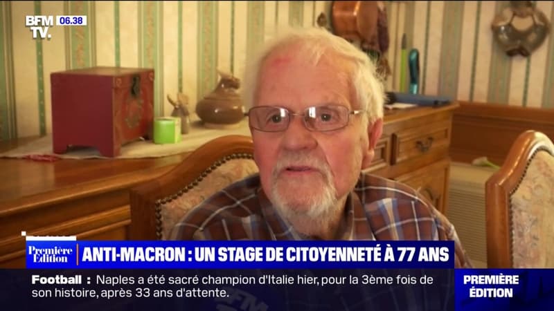À 77 ans, ce retraité obligé de faire un stage de citoyenneté pour avoir affiché une banderole anti-Macron sur sa clôture