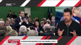 #GrandDebat - "J'ai trouvé qu'il y avait une transition trop forte entre la "foule haineuse" et une salle mielleuse." Sylvain Grandserre #GGRMC 