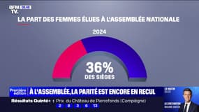 Législatives: le nombre de femmes en recul dans le nouvel hémicycle