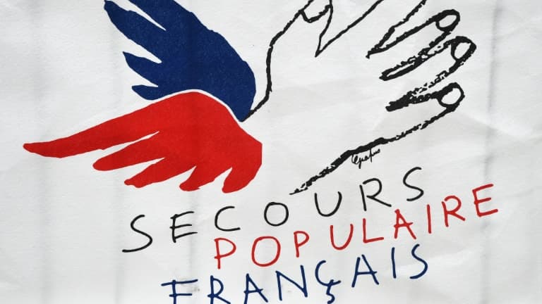 Le logo du Secours populaire - Image d'illustration