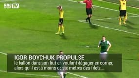 Un csc improbable en Ukraine (qui fait perdre son équipe)
