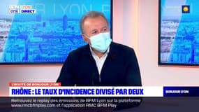 Covid-19: pour Philippe Vanhems, épidémiologiste aux HCL et au CIRI, "l'évolution est favorable" dans le Rhône