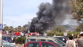 Le restaurant O Zen en feu à l'Escale Borély - Témoins BFMTV