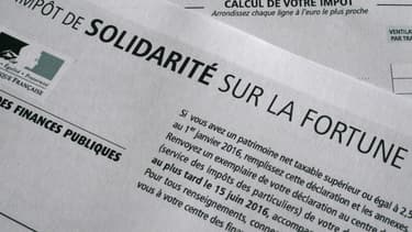 Un document lié à l'ISF.