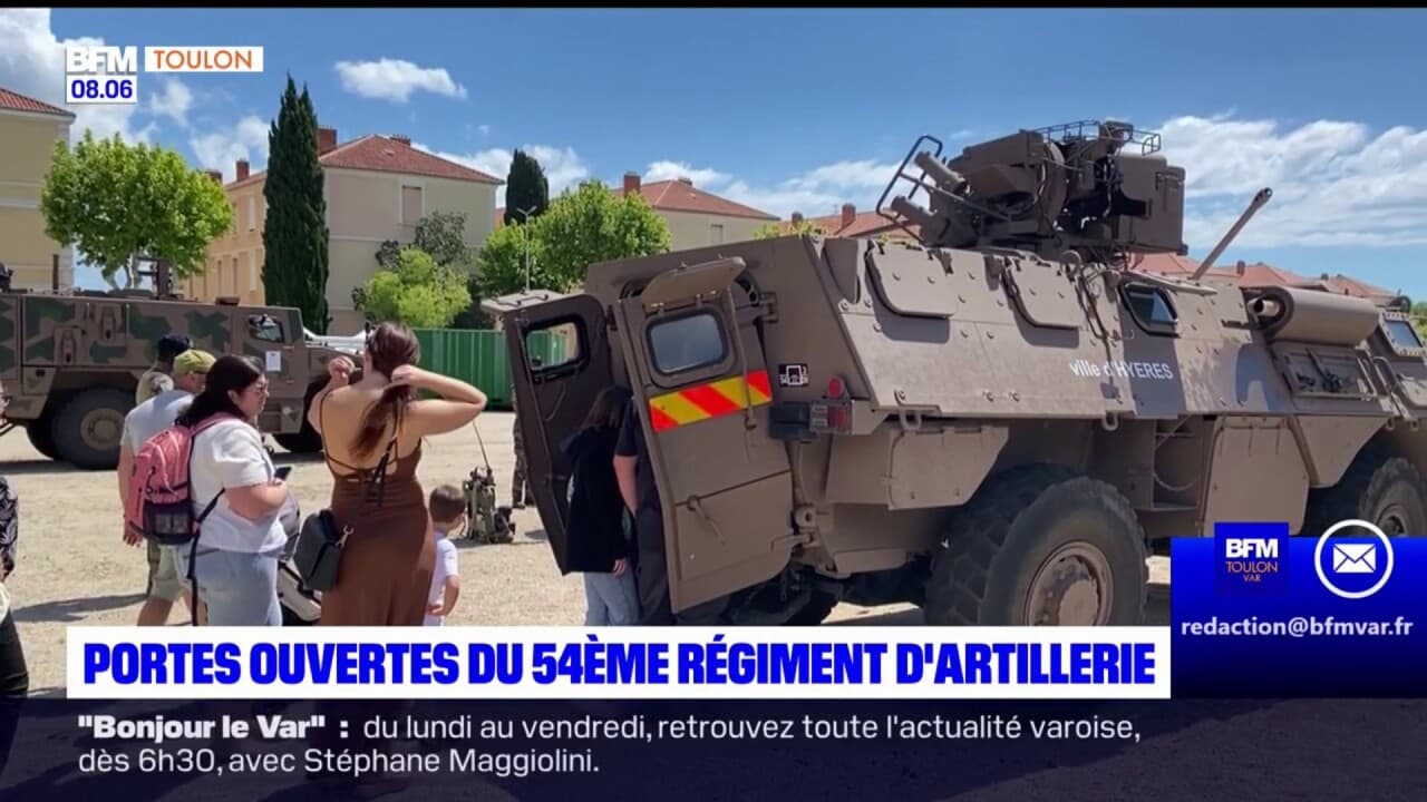 Hyères: journées portes ouvertes pour le 54e régiment d'artillerie