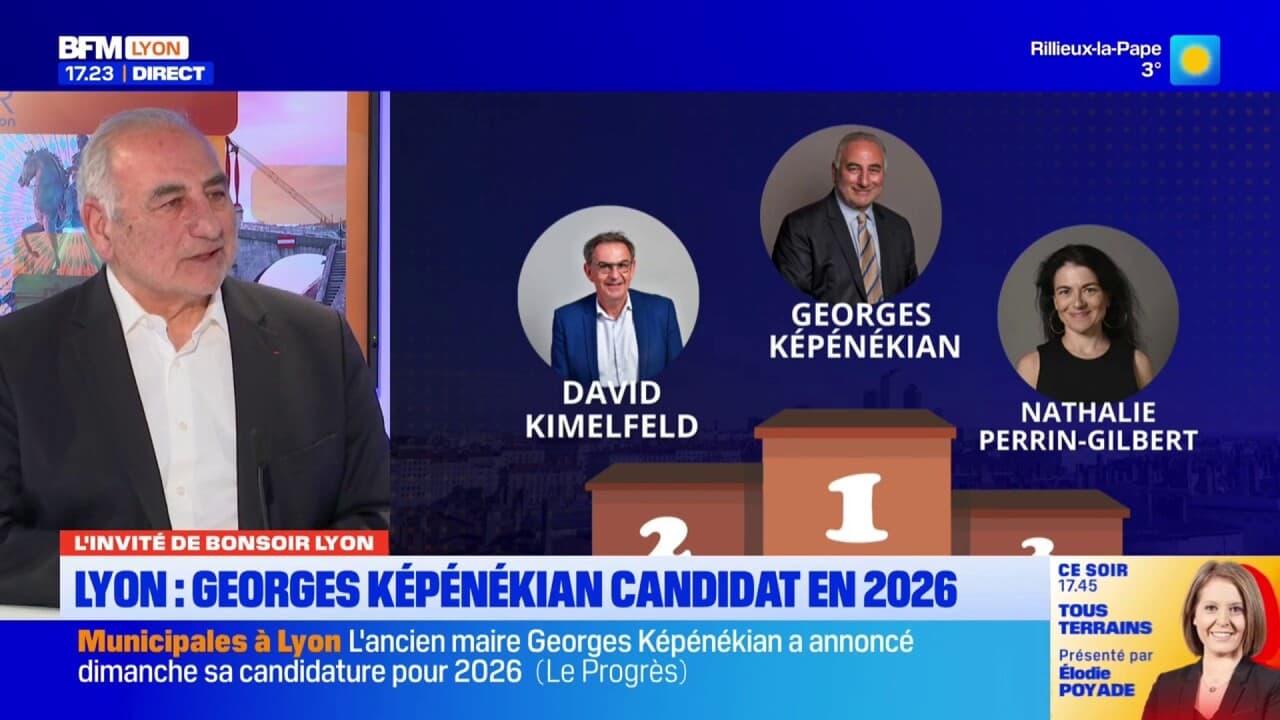  Foto zu Municipales 2026 à Lyon: Georges Képénékian, candidat populaire et sans 