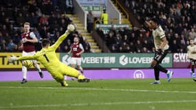 Anthony Martial lors du match Burnley-Manchester United, le 28 décembre 2019