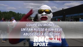 Coupe du monde : Un fan russe a (un peu) abusé de la peinture