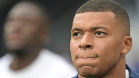 L'attaquant Kylian Mbappe au Stade de France à Saint-Denis, le 19 juin 2023