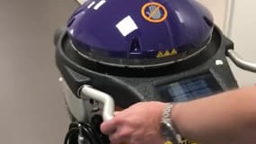 Un robot de décontamination à UV