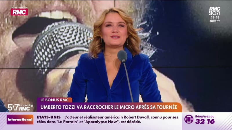 Le bonus RMC : Umberto Tozzi va raccrocher le micro après sa tournée - 17/02