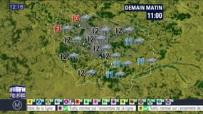 Météo Paris Ile-de-France du mardi 15 novembre 2016: Un ciel couvert et pluvieux toute la journée