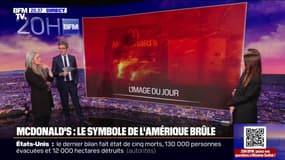 L'IMAGE DU 20H - McDonald's: le symbole de l'Amérique brûle