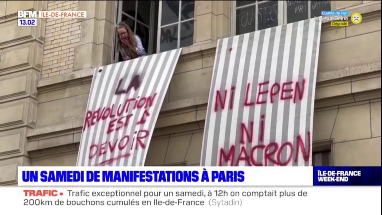 Paris: plusieurs manifestations prévues ce samedi pour l'entre-deux-tours de la présidentielle Paris: plusieurs manifestations prévues ce samedi pour l'entre-deux-tours de la présidentielle