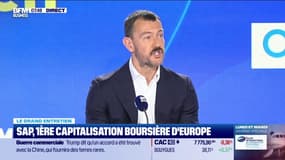 Olivier Nollent, PDG de SAP France, revient sur le fait que son entreprise est la première capitalisation boursière en Europe