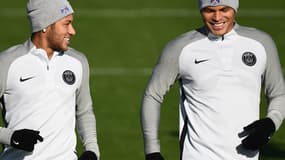 Thiago Silva et Neymar (PSG)