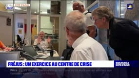 Fréjus: au cœur d'un exercice au centre de crise de la ville