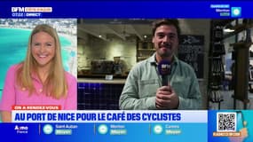 On a rendez-vous : sur le port de Nice au Café du cycliste