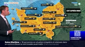 Météo Normandie: de la pluie et de fortes rafales de vent jusqu'à 100km/h sur le littoral