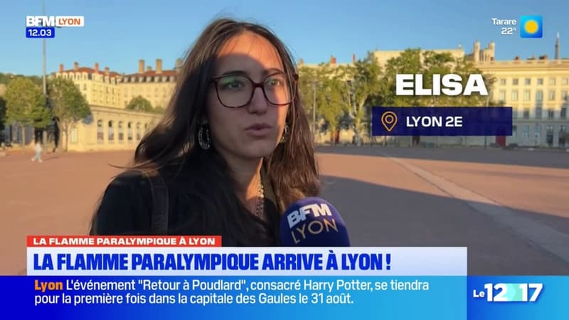 Rhône: la flamme paralympique arrive à Lyon (1/1)