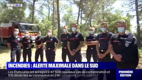 Incendies: dans le sud, les pompiers en alerte maximale