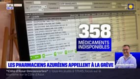 Alpes-Maritimes: les pharmaciens appellent à la grève face aux pénuries