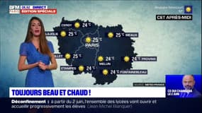 Météo: le beau temps continue en Ile-de-France ce vendredi avec un maximum de 25°C attendu à Paris