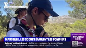 À Marseille, les Scouts épaulent les pompiers dans la lutte contre les départs de feu 