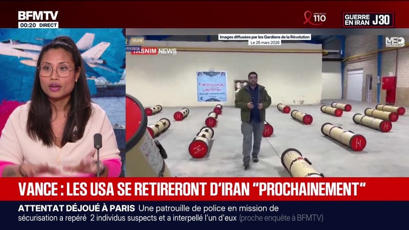 Vance : les USA se retireront d'Iran "prochainement" - 28/03