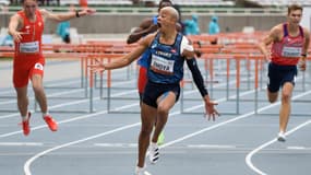 Sasha Zhoya lors des Mondiaux d'ahlétisme U20 en 2021