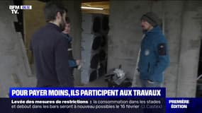 Pour payer moins cher, ils participent aux travaux de réhabilitation de leur logement