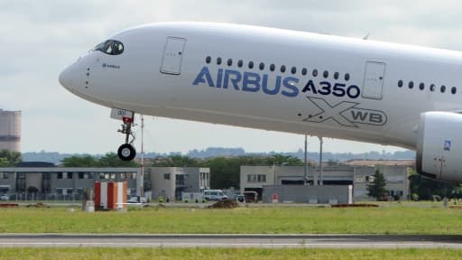 Les ventes d'A350 décollent au salon du Bourget.