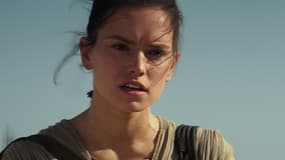 La comédienne Daisy Ridley dans Star Wars VII